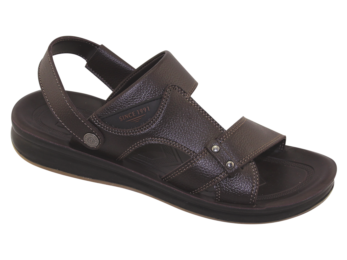 SANDAL ĐẾ BẰNG NAM Bita s SUM.102 Đen + Nâu + Vàng bò