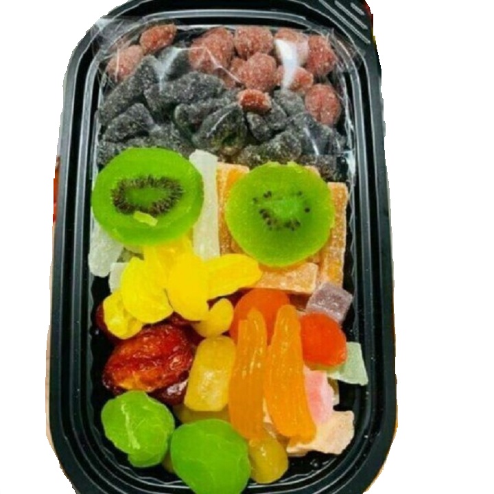 TRÁI CÂY SẤY DẺO 650G gồm Kiwi đào mận mơ táo sấu dâu tây dâu tằm - SHOP ANPHUONG