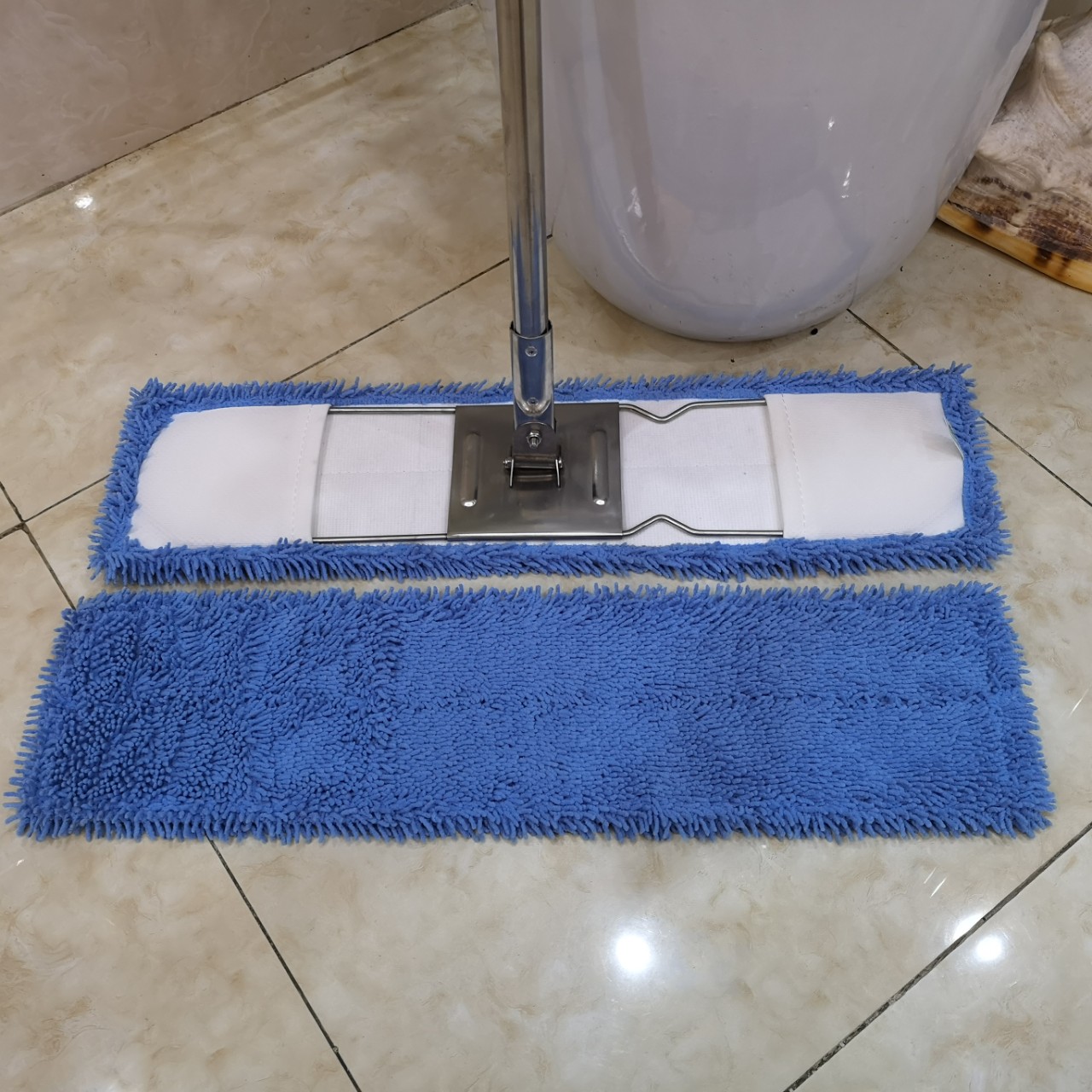 [HCM]Cây lau nhà san hô 90cm cán tăng đơ
