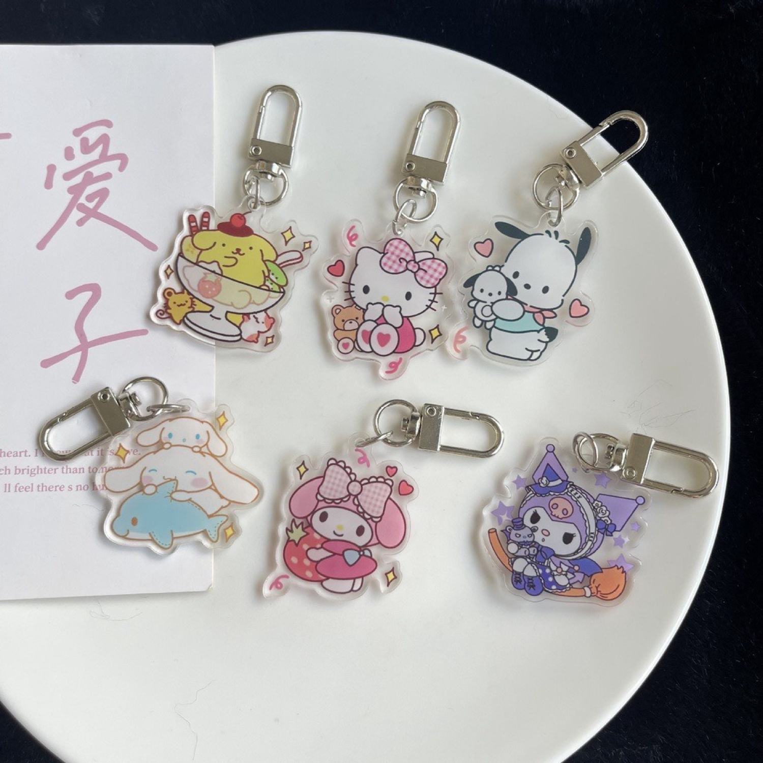 Móc khóa acrylic keychain Melody đáng yêu