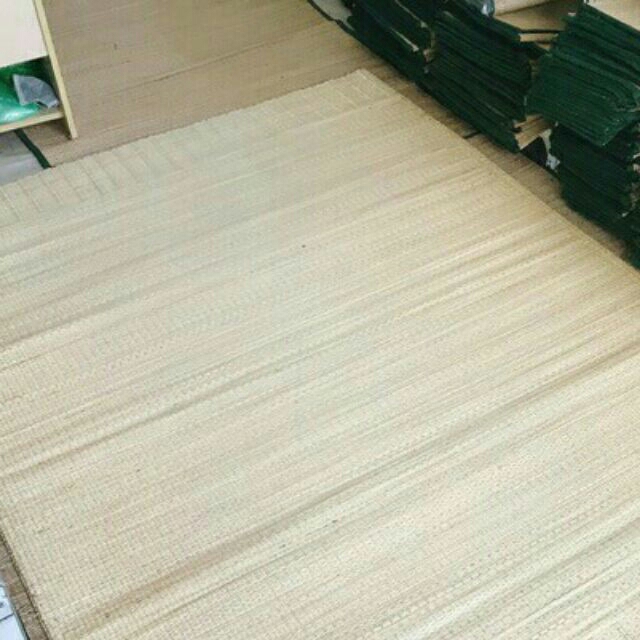 Chiếu cói trắng giá rẻ1m6x2m