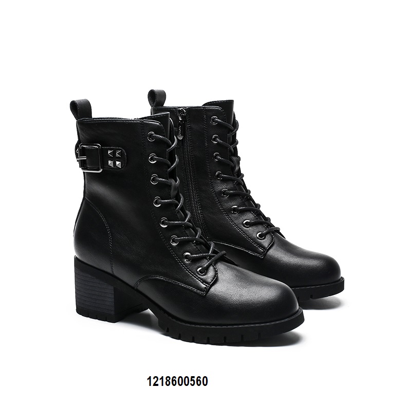Boot nữ ulzzang chiến binh buộc dây cao cổ exull 1218600560
