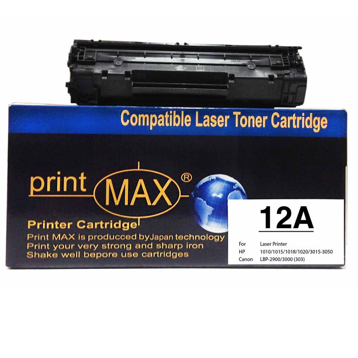 Cartridge prinmax 12a-hp 1010/1020/3013/canon 2900/303