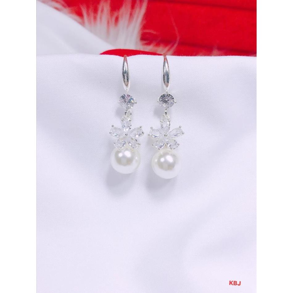 Bông tai nữ đẹp dáng dài trẻ trung, nổi bật- JQN gian hàng chính hãng cam kết bạc chuẩn, chất lượng không lo đen xỉn