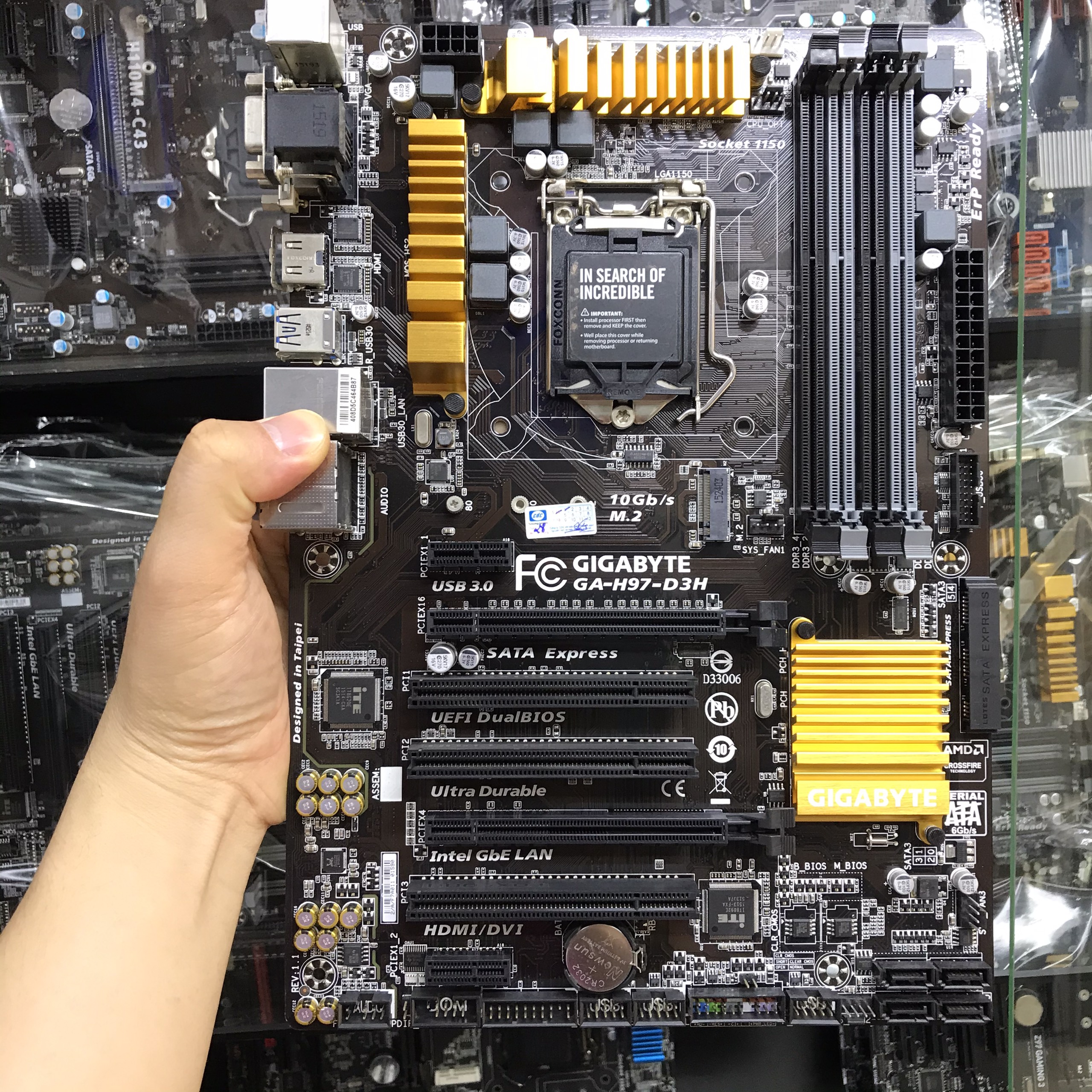 Main h97-d3h gigabyte - socket 1150 - bảo hành 1 tháng
