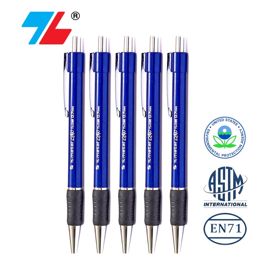 Bút bi thiên long tl-036 xanh - hộp 20 cây