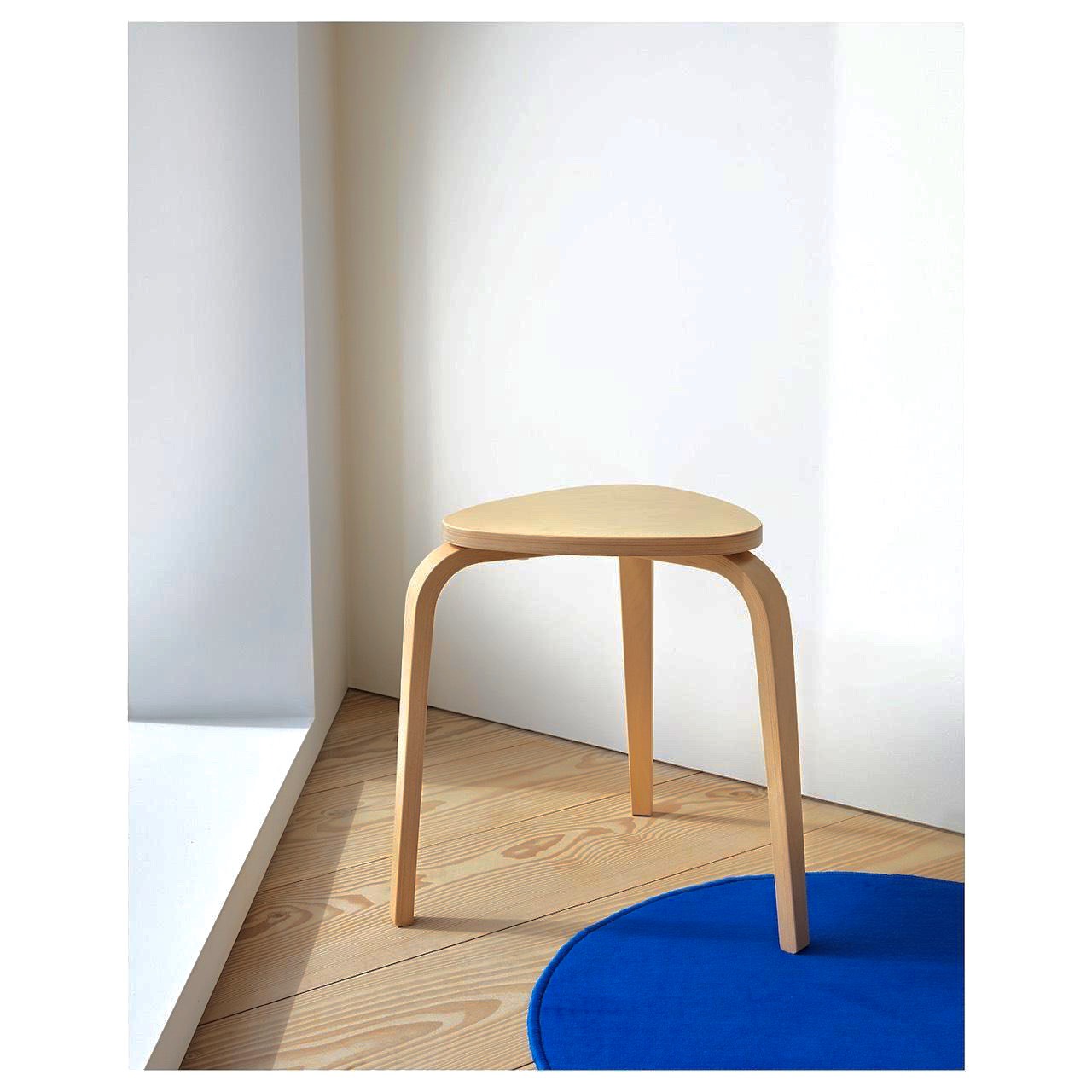 Ghế đôn gỗ, Ghế Cà phê, Ghế đôn trang trí phong cách Scandinavi gỗ uốn cong Mipu Quata Chair - Plywood cao su.