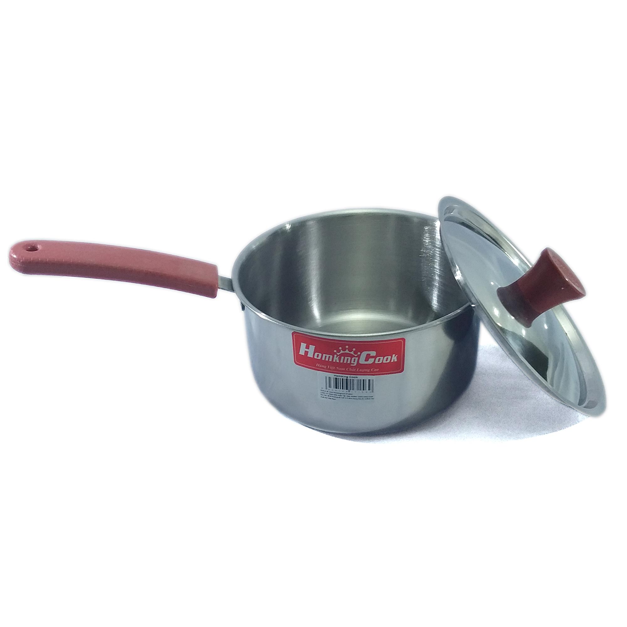 Quánh 16 cm inox 1 đáy tay cầm nhựa rainy xttttquanh chính hãng thông minh đẹp giá rẻ bền lâu khuyến mãi 2020 hot cao cấp