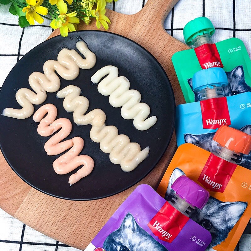 Súp Thưởng Wanpy - Tuýp 90GR Có Nắp Vặn Cho Mèo