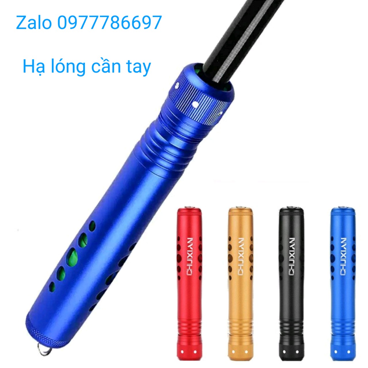 Hạ lóng cần tay CHIXUAN chất liệu hợp kim nhôm chuyên dụng câu đài