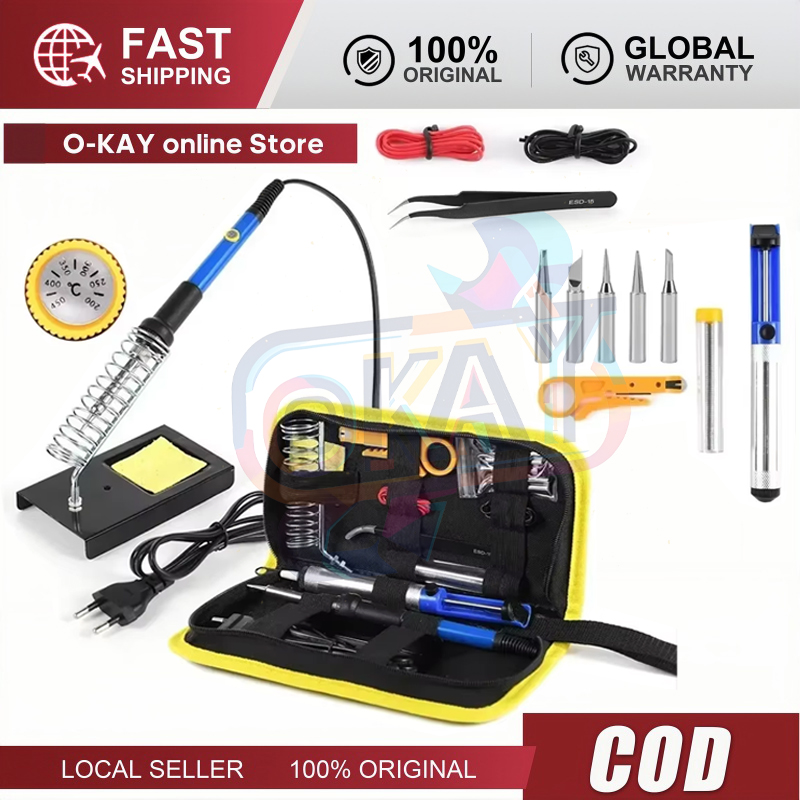 Bộ Hàn Nhiệt 60W 220V – Dụng Cụ Hàn Thiếc Điều Chỉnh Nhiệt Độ Nhanh, Tiện Lợi Cho Sửa Chữa Điện Tử, DIY