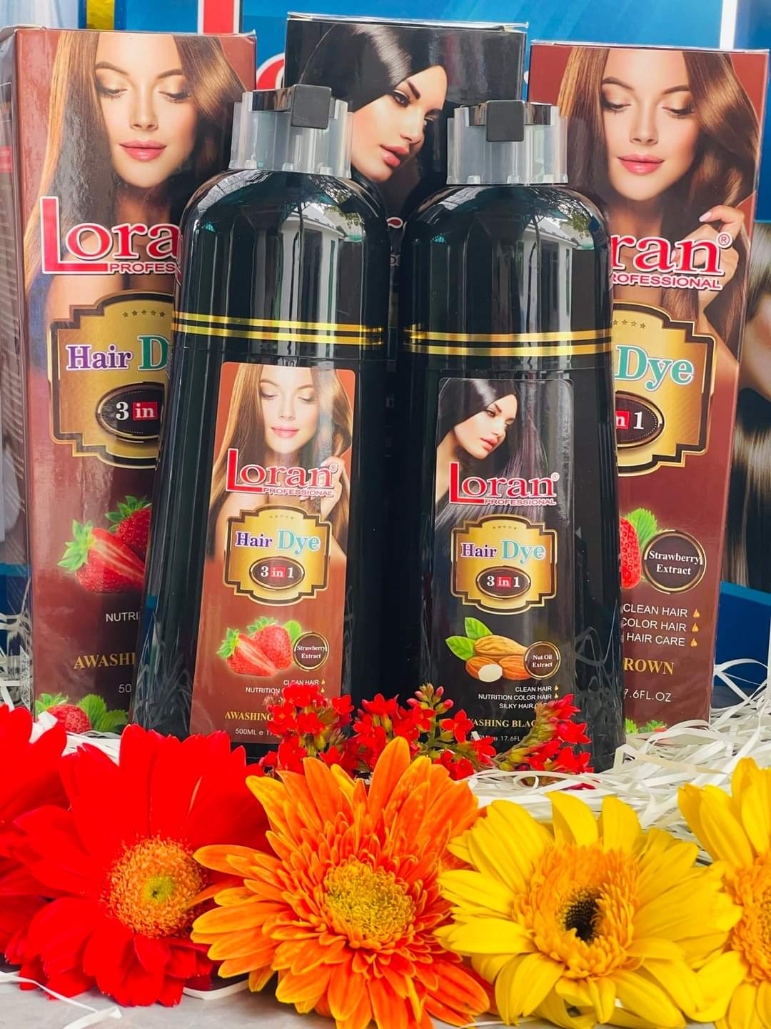 Thuốc nhuộm tóc Đen tóc và Nâu tóc 500ml thảo dược