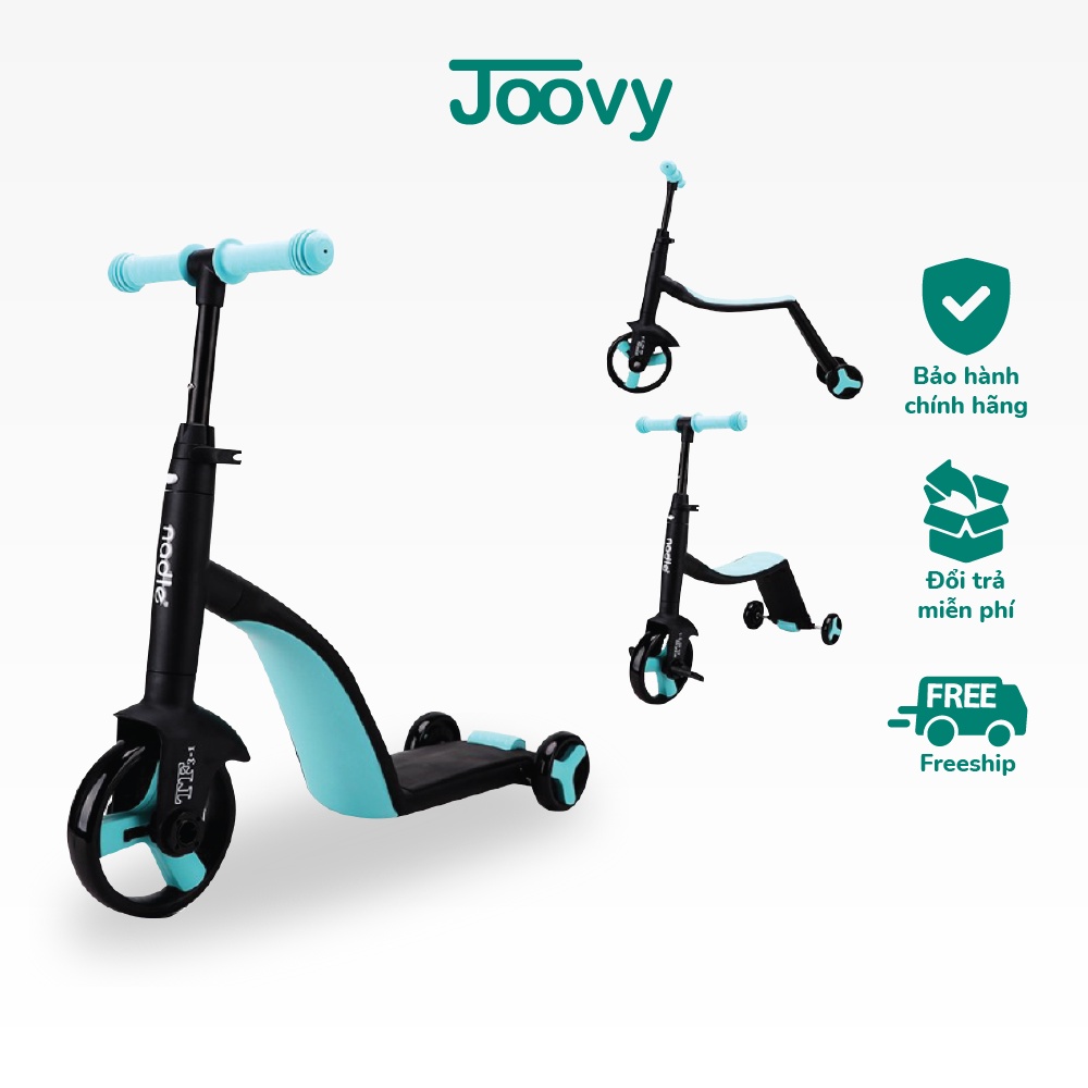 Xe Scooter cho bé kiêm xe chòi chân, xe cân bằng và xe đạp cho bé 3 trong 1 Nadle TF3 Joovy - Bảo hành 12 tháng