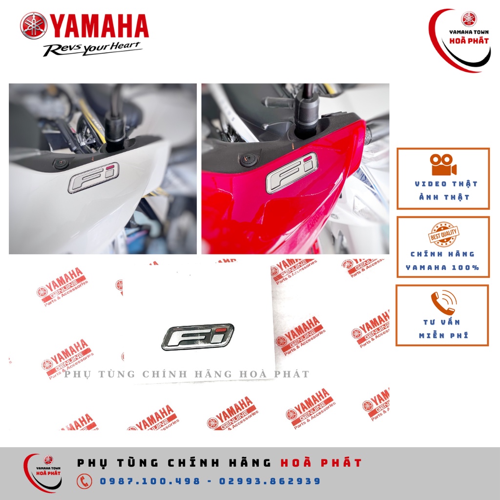Tem logo FI Yamaha chính hãng