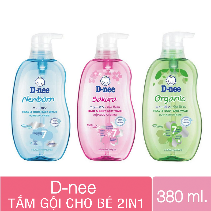 Sữa tắm gội Dnee cho bé 380ml