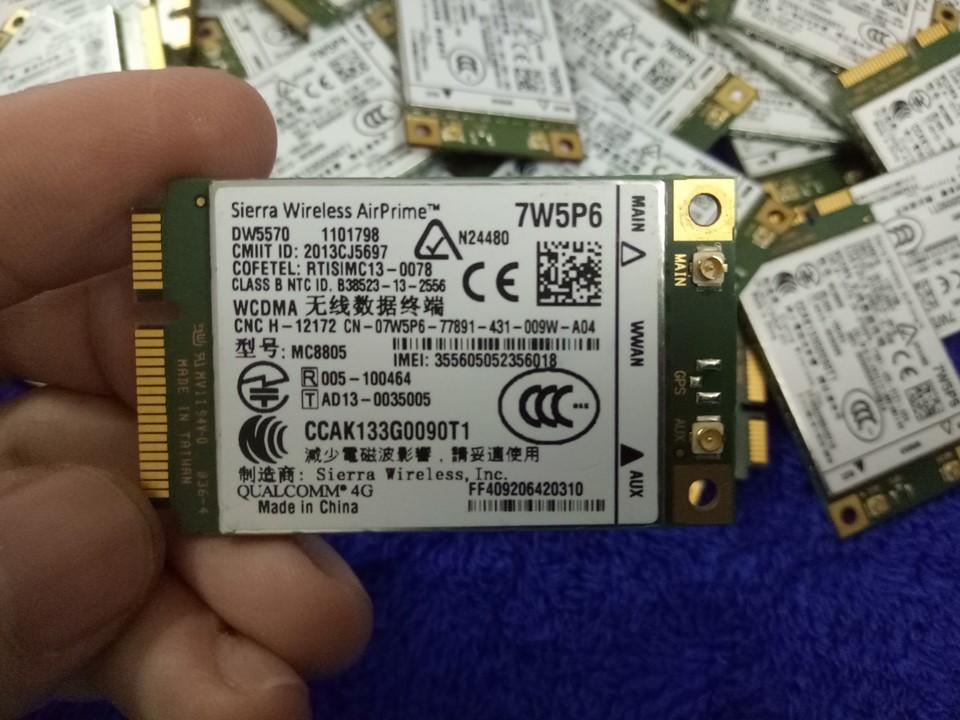 [HCM]Card Wwan 3G Dell DW5570 - MC8805 dùng cho Dell E6540 E5440 E7240 E7440 M4800 M6800 - Card mạng wwan 3G