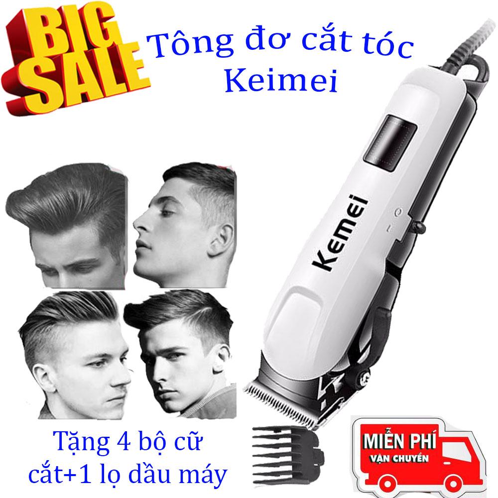 Máy Cắt Tóc, may hot toc - Thiết Kế Tinh Tế, Lưỡi Cắt Sắc, Tông Đơ Cắt Tóc Kemei Lưỡi Làm Bằng Chất Liệu Cao Cấp Không Han Gỉ Khi Sử Dụng Lâu, An Toàn, Mang Đến Cho Bạn Mái Tóc Đẹp, Giá Rẻ Hấp Dẫn, BH 1 đổi 1!