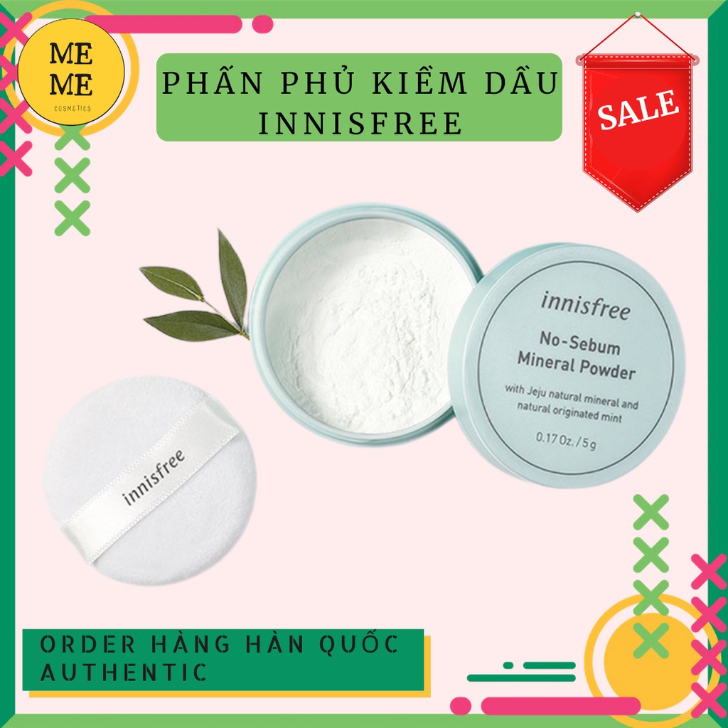 Phấn Phủ Bột Innisfree No Sebum mineral Powder – 5g