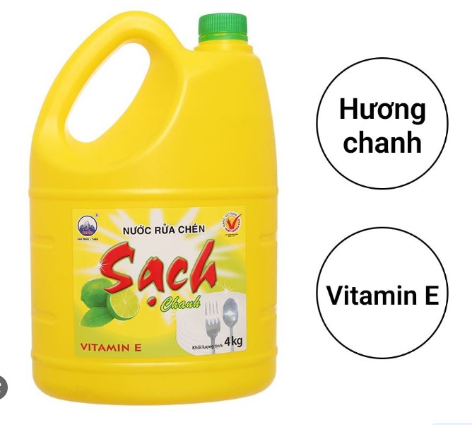 1 can nước rửa chén NET sạch hương chanh