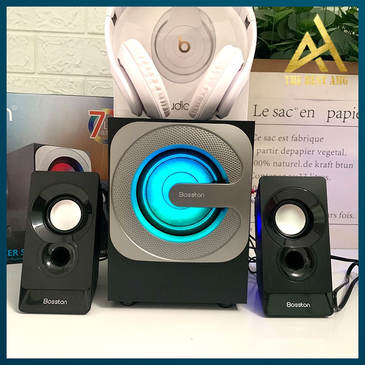Loa tích hợp bluetooth, usb và thẻ nhớ bosston t3600 loa bosston t3600 giá tốt t10/2023 loa bluetooth bosston t3600-bt 2.1 đèn led rgb