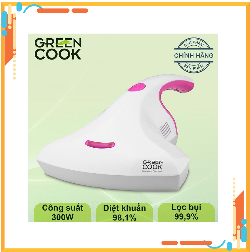 Máy hút bụi cầm tay tiện lợi greencook gcmv01 công suất 300w