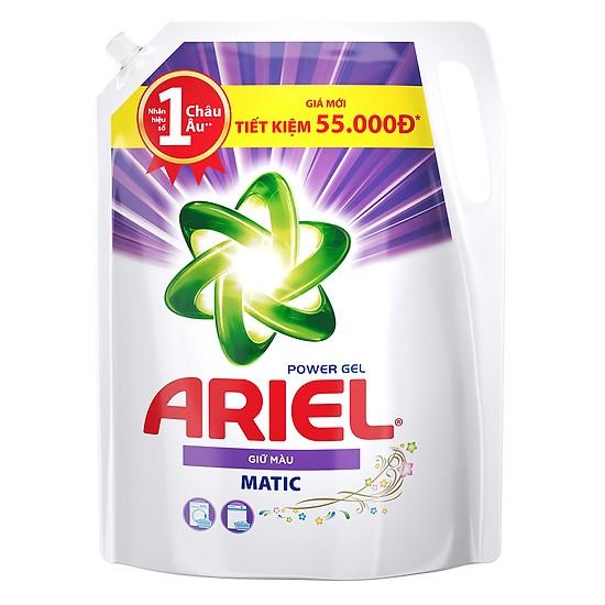 Nước giặt Ariel Đậm đặc Giữ màu túi 2,15kg