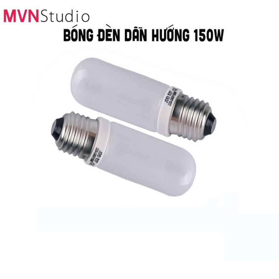 MVN Studio - Bóng đèn dẫn hướng, bóng đèn flash 150W E27 3200K - hàng chính hãng Refutuna