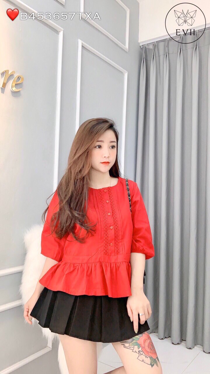 [HCM]Áo Kiểu Nữ Thắt Nơ Eo Thời Trang Hàn Quốc LT Fashion Av 104