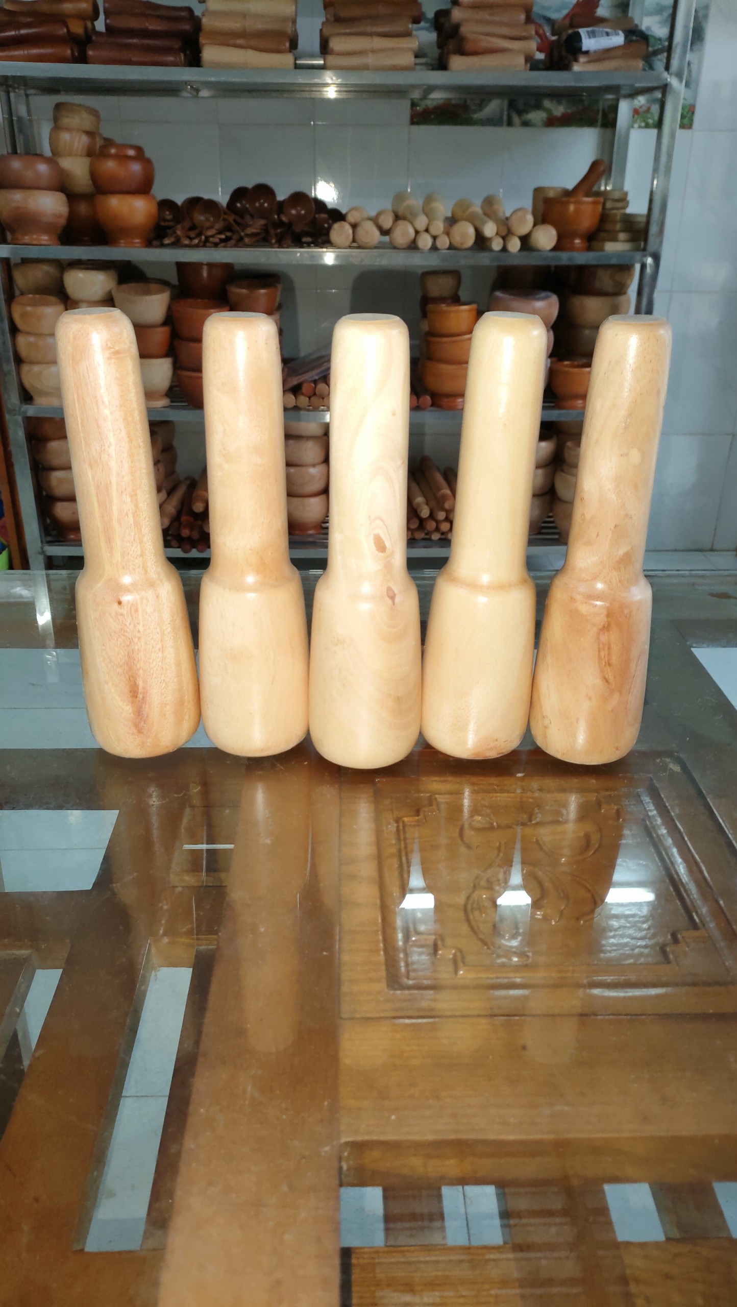 Chày gỗ đập nước đá, thịt, đâm tiêu, giã tỏi tiện dụng ĐĂNG KHÔI loại 1