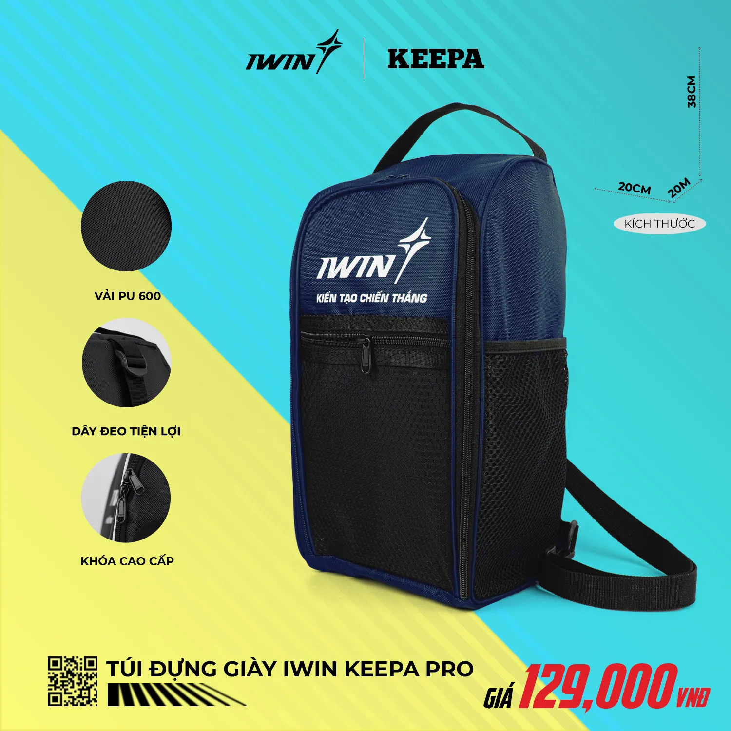 Túi đựng giày Iwin Keepa Pro - Dungcupsport