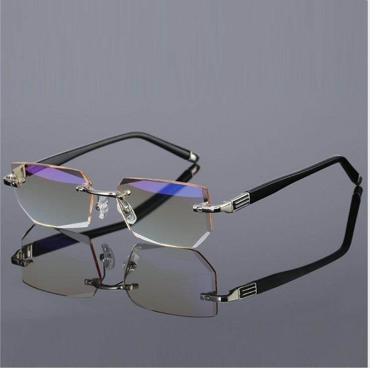 Kính viễn thị lão thị Nhật Bản gọng khoan cao cấp mắt cực sáng và trong chống tia bức xạ chống mỏi mắt và nhức mắt khi đeo lâu quà tặng cho ông bà cực sang và xịn