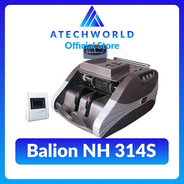 Máy đếm tiền cao cấp phát hiện tiền giả balion nh 314s - hàng chính hãng - có xuất vat