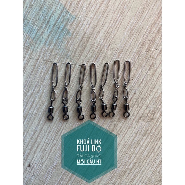 Túi 5-10 Khoá link fuji độ, Khóa link, khoá siêu tải cá