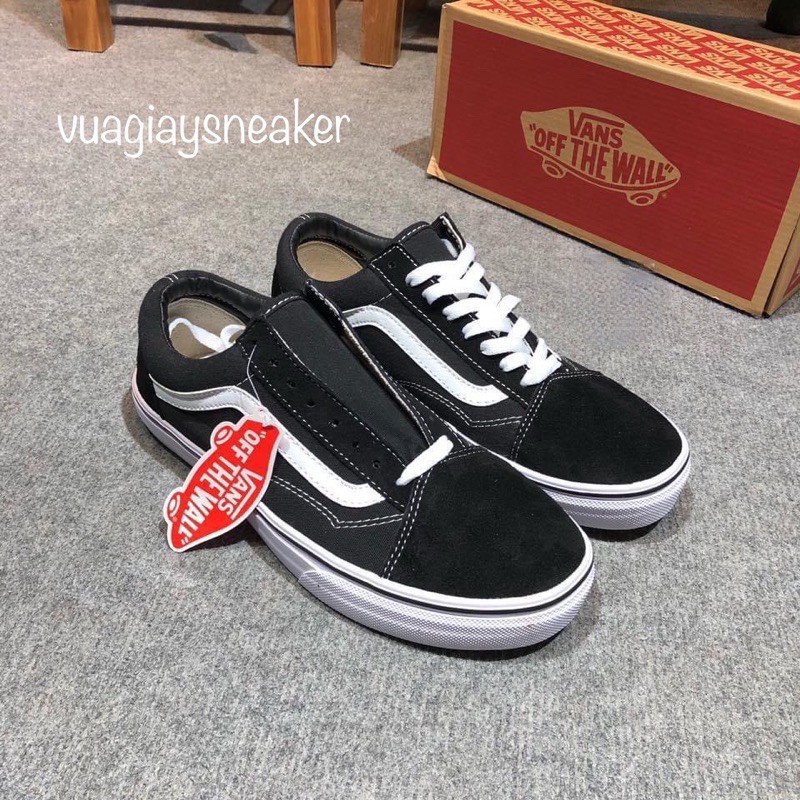 🔥ẢNH THẬT🔥Giày thể thao sneaker old skool đen trắng