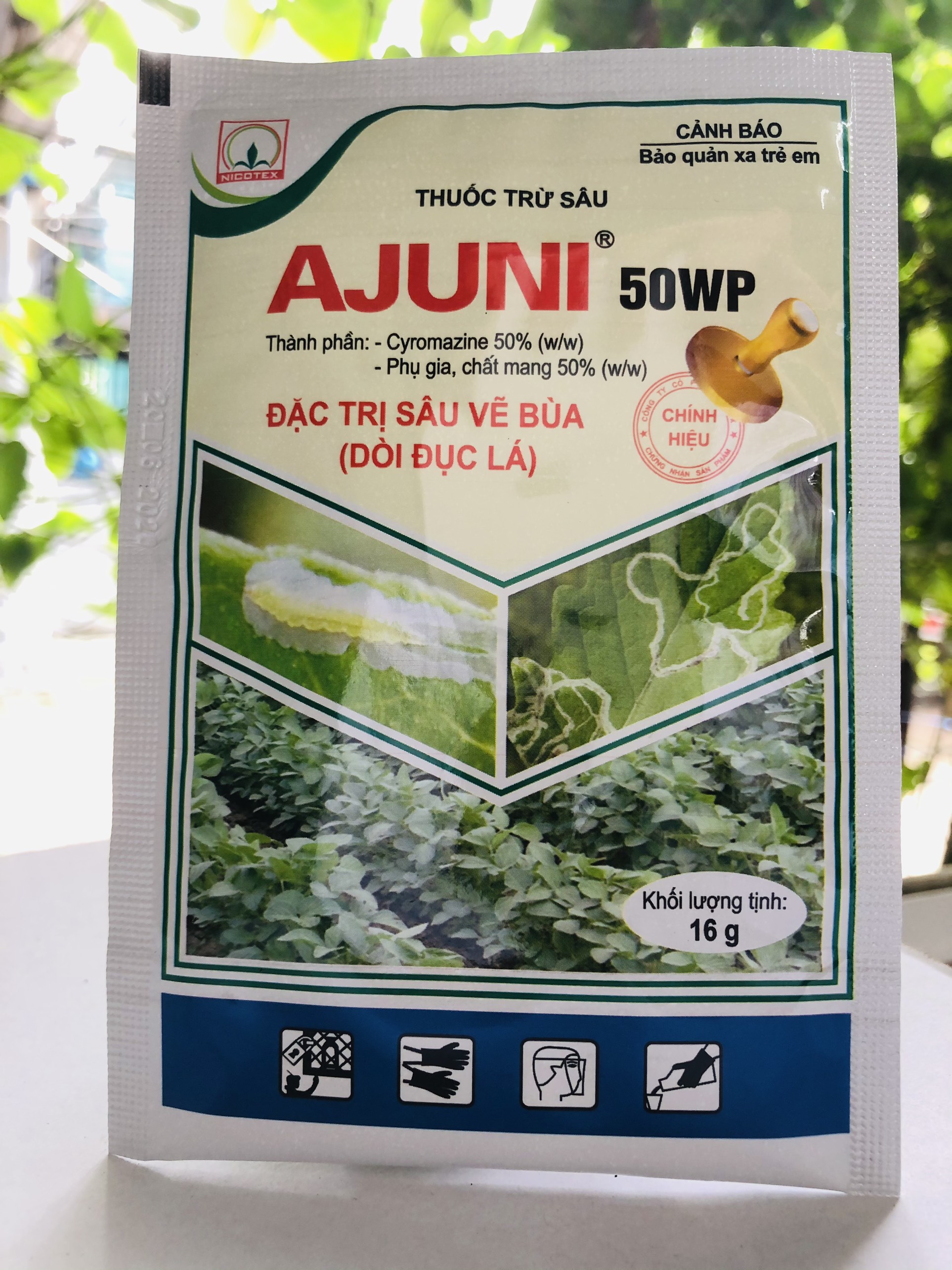 [HCM] Ajuni 50WP 16gr  - Trừ Sâu Vẽ Bùa Hại Cây Trồng