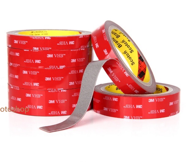 Băng keo 2 mặt cường lực 3m vhb-cuộn dài 3 mét