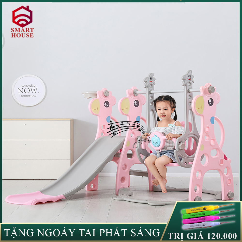 Cầu trượt cho bé, Cầu trượt xích đu cho bé, không cần đi chơi ở công viên mà vẫn có cầu trượt và xích đu tại nhà Bảo hành 2 năm lỗi 1 đổi 1 trong 7 ngày