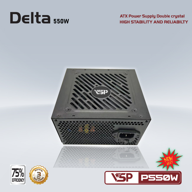 Nguồn VSP 550W Delta P550W ATX Giá 850,000 Đồng*Miễn phí vận chuyển