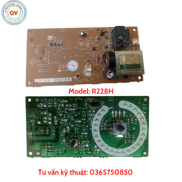 Board điều khiền lò vi sóng Sharp - Model R228H