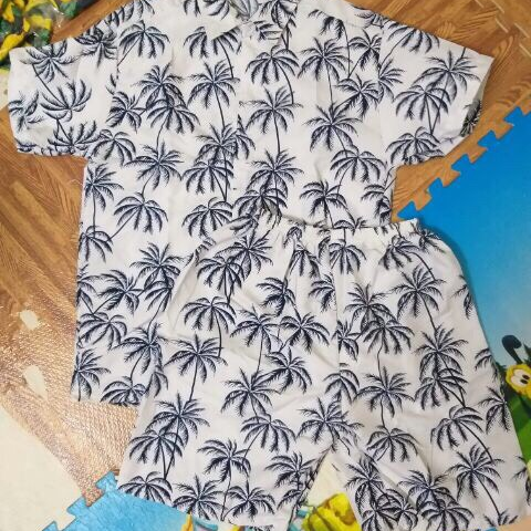 [ Thế Trình Store ] (xả kho)  💝 ĐẸP XUẤT SẮC 💝 Bộ Quần Áo Pizama Nam Chất Liệu Kate Thái Cực Hot B6