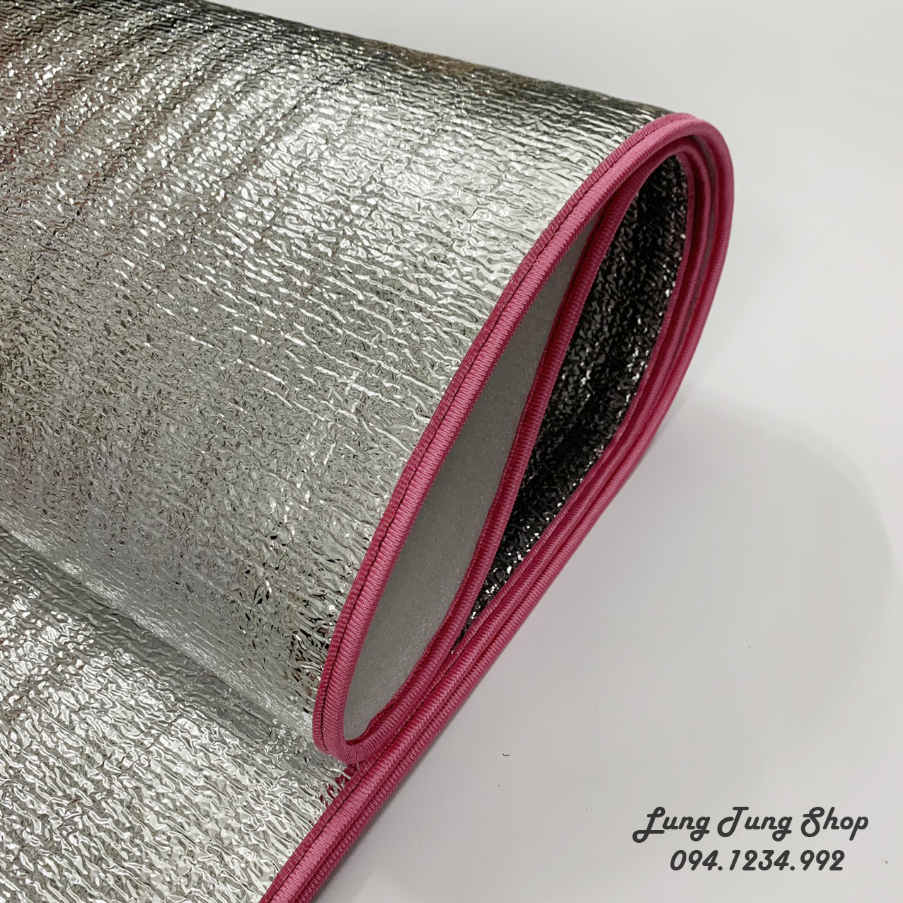 Chiếu ngủ trưa văn phòng cá nhân dày 3.5ly màu hồng sen ( chọn kích thước ) - thảm ngủ trưa cá nhân , thảm du lịch chống thấm