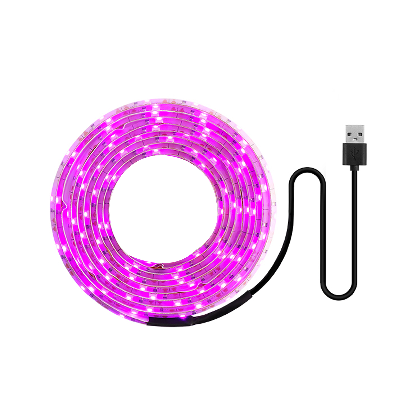 Led grow light full spectrum usb grow light strip 5m 2835 smd dc5v led phyto tape for seed plants flowers greenhouses indoor vegetable flower seedling fitolampy