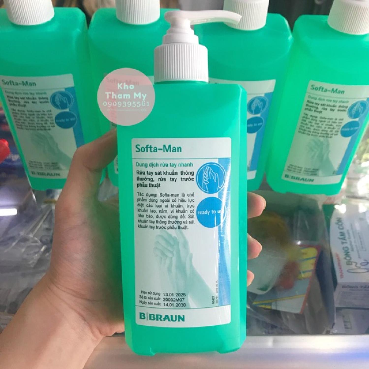 Dung dịch rửa tay sát khuẩn BBraun Softa-Man