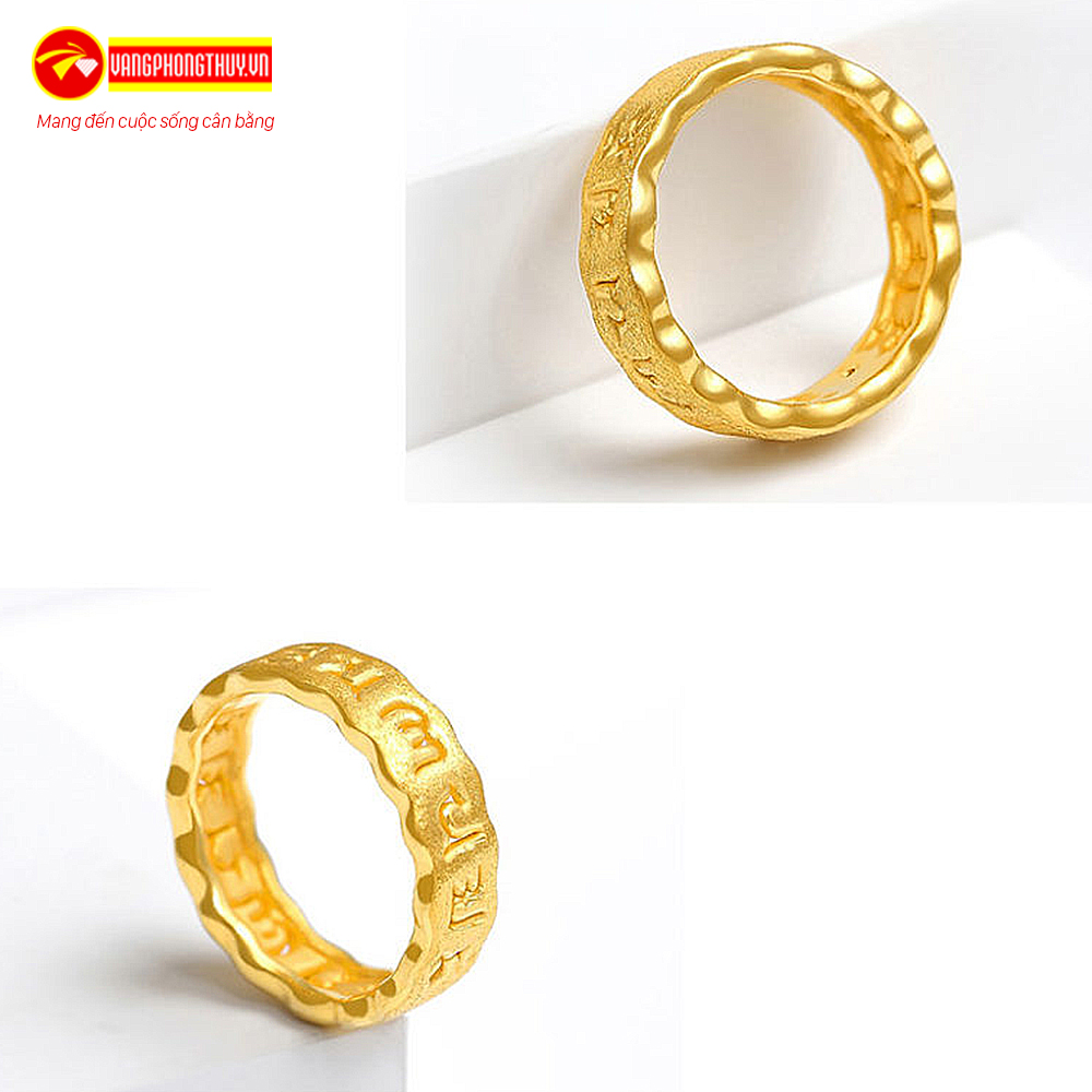 Nhẫn Om- Mani Vàng 24K - KIOJ