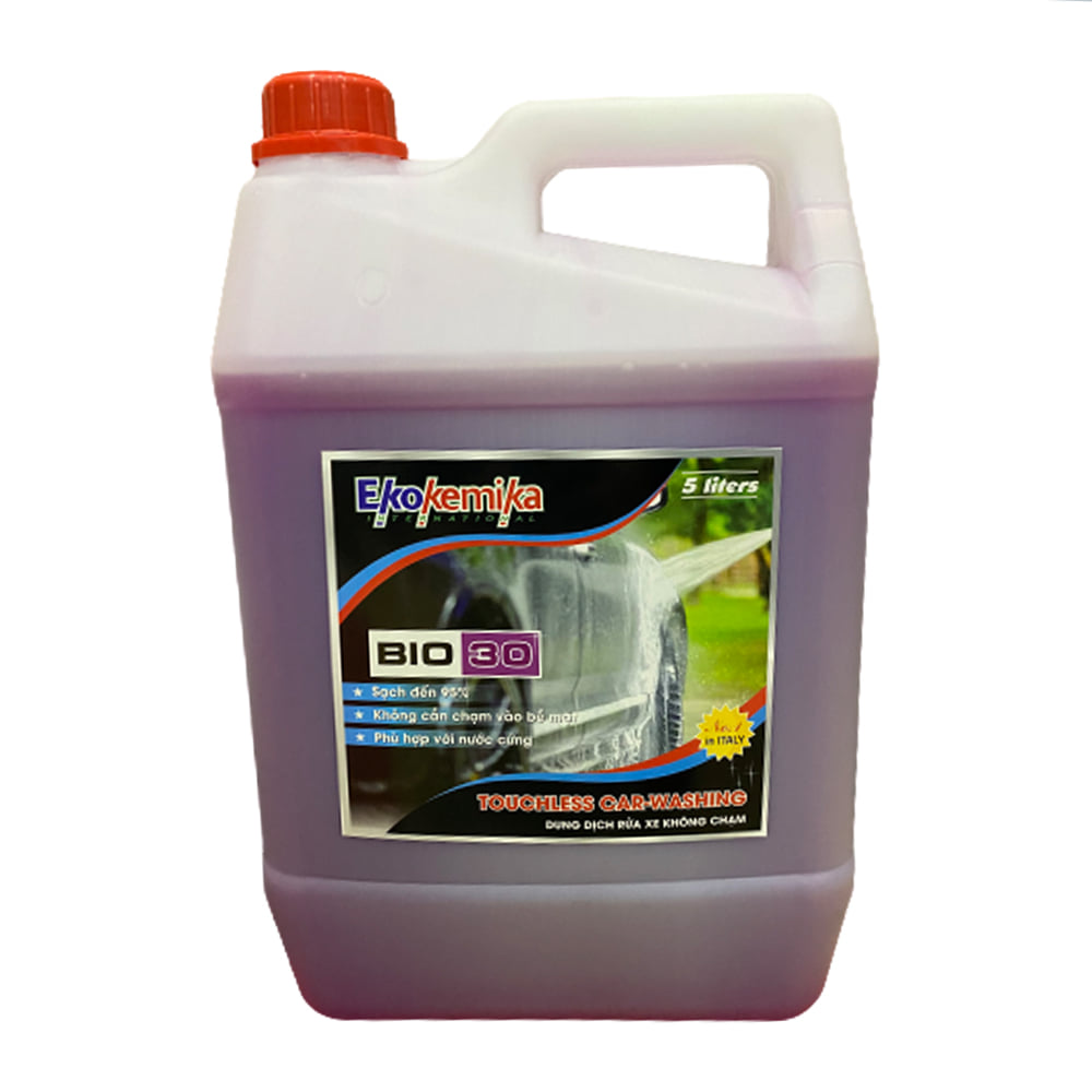 Dung dịch nước rửa xe ôtô không chạm Bio30 Ekokemika can 5 lít