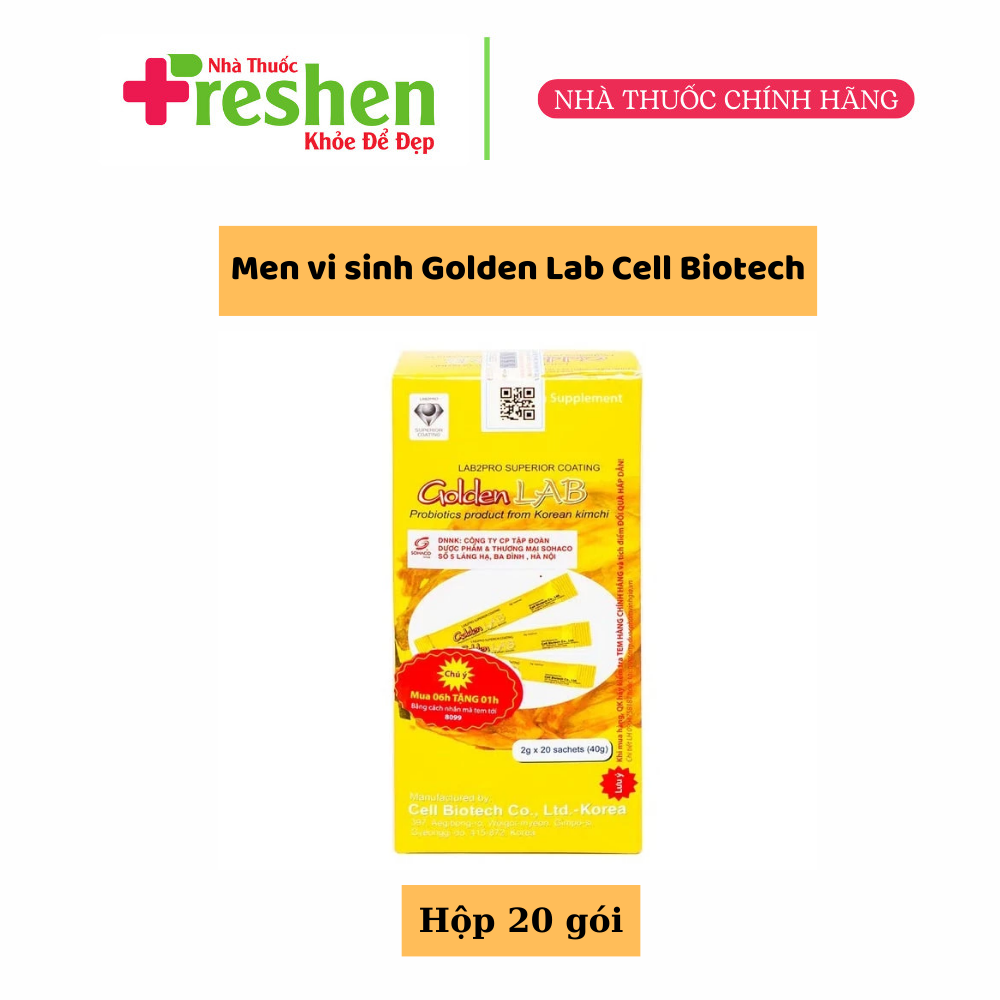 Golden lab men vi sinh từ kim chi hàn quốc