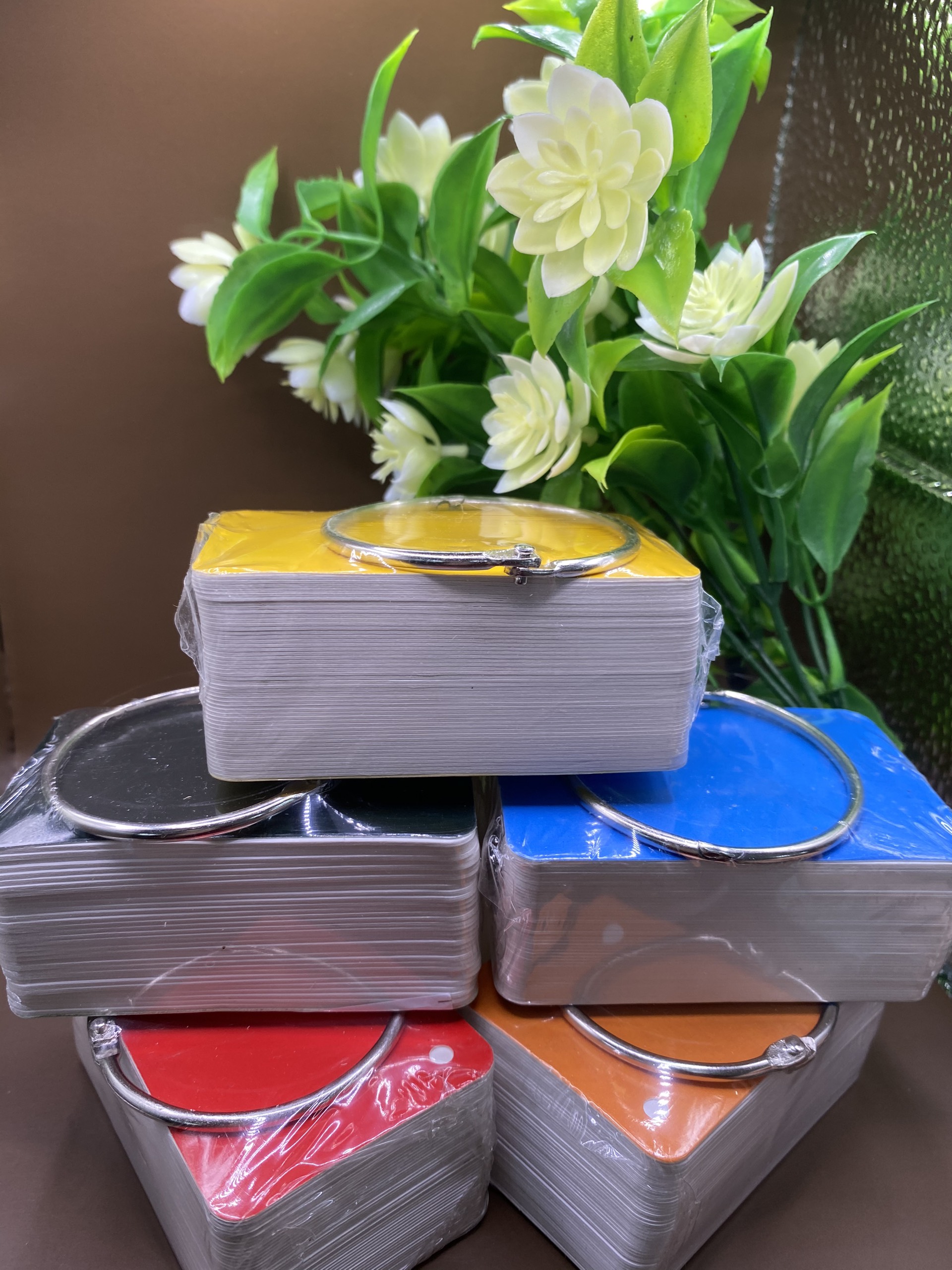 Bộ thẻ flashcard học từ vựng bo góc tiện dụng - flashcard bách hóa nvc