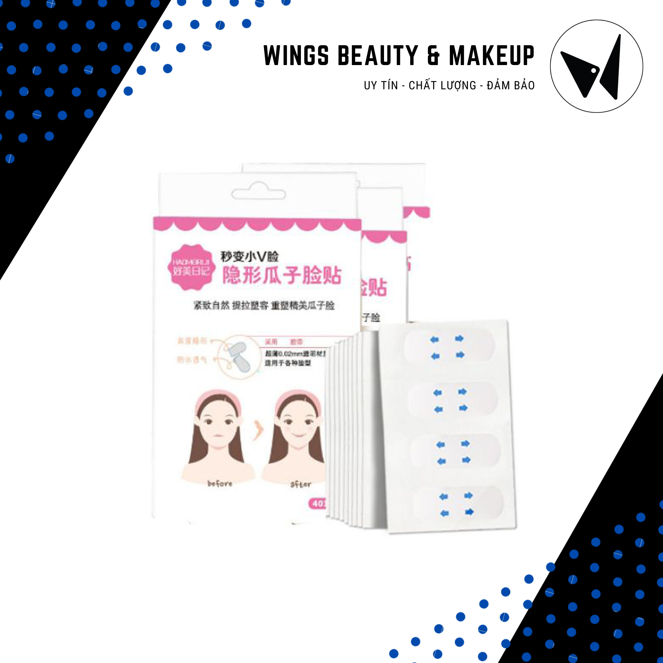 Miếng dán thon gọn mặt DoDo Label - V-line
