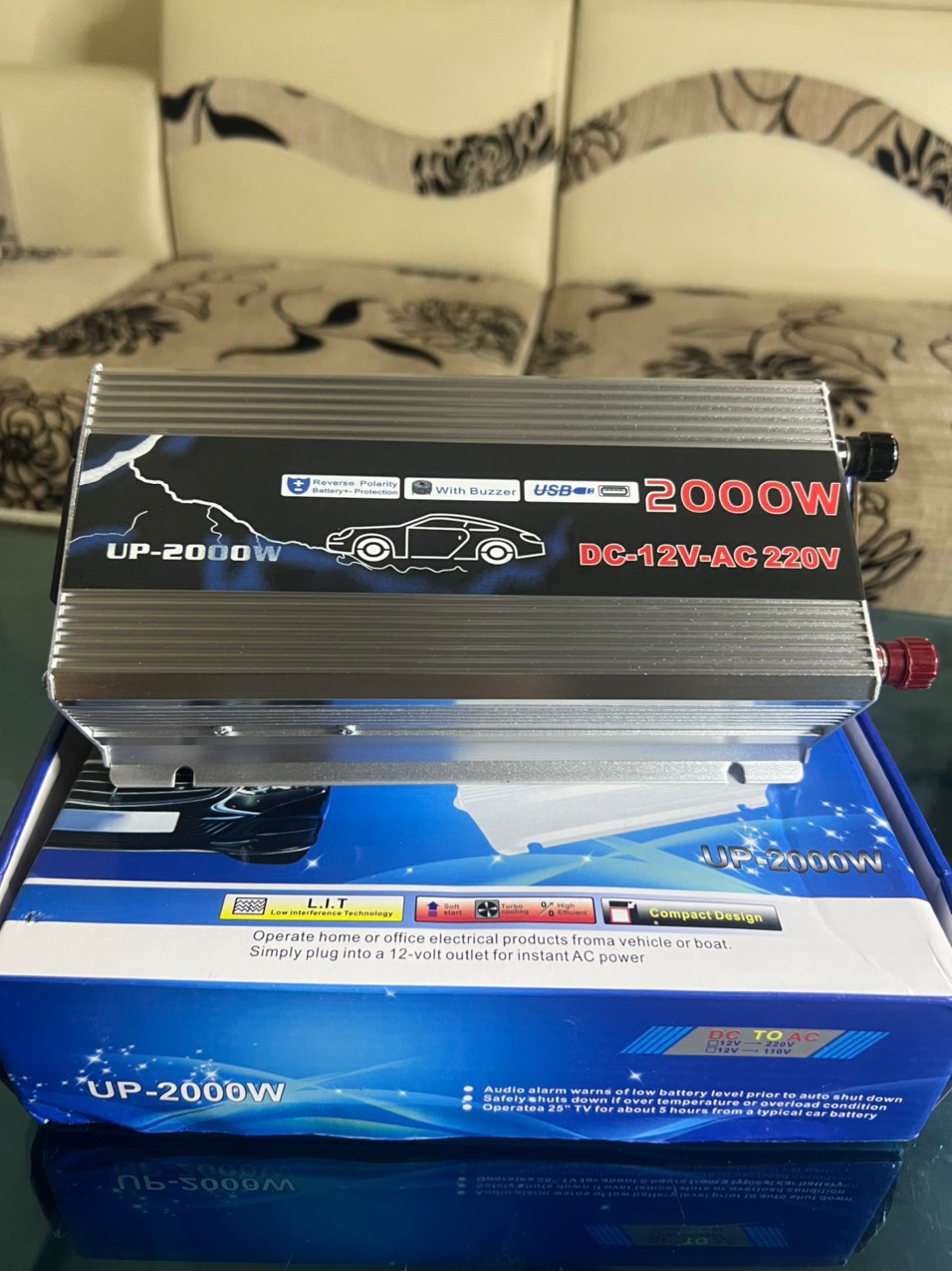 Bộ kích điện 12v lên 220v công suất 2000w