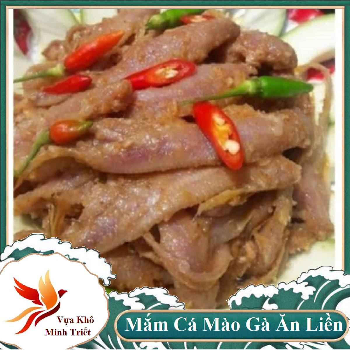 Mắm cá mào gà dùng ngay -mắm cá sơn-vựa khô minh triết